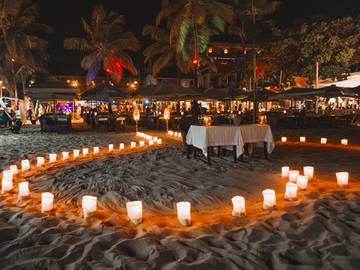 Jantar romântico exclusivo